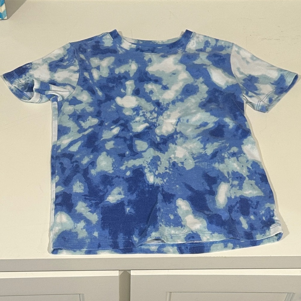 Blue Tie-Dye Kids Shirt